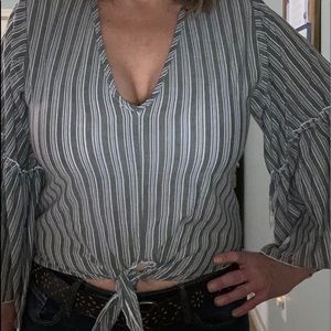 Lavender Field boho blouse